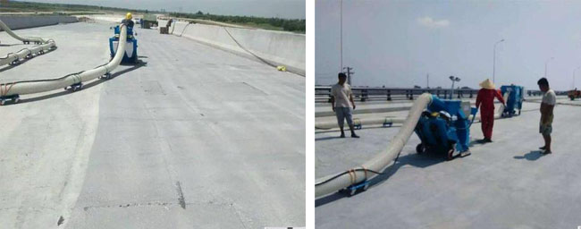 水泥路面拋丸機(jī)施工現(xiàn)場(chǎng)圖 水泥路面拋丸機(jī)施工現(xiàn)場(chǎng)圖